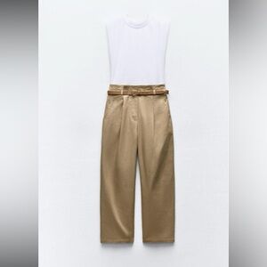Zara Belted Jumpsuit